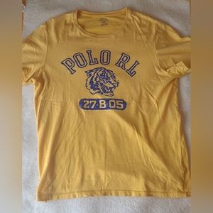 Yellow short sleeve Pole RL T-shirt